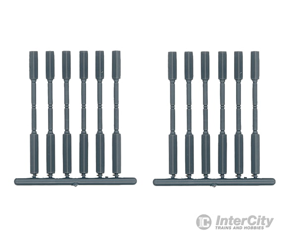 Tichy Train Group 8092 Turned Porch Posts -- Scale 10 Tall Pkg(12) Scratch Building Supplies