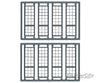 Tichy Train Group 8100 Windows - Pkg(8) -- 27-Pane Industrial Enginehouse Scale 44 X 140 112 356Cm