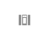 Tichy Train Group 8112 Masonry 1 Lite Door w/3 Lite Transom & Steel Shutters - pkg(3) -- 50 x 115’’ (Fits.57 x 1.3’’