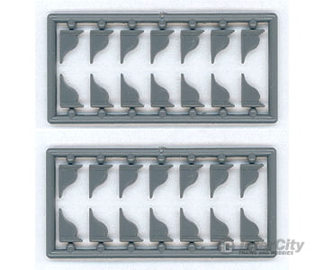 Tichy Train Group 8129 Double S Corbels Pkg(28) -- With Top Detailing Scratch Building Supplies