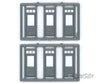 Tichy Train Group 8130 1 Lite Residential Door W/3 Transom - Pkg(6) -- 36 X 96 (Fits .45 1.15