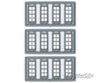 Tichy Train Group 8131 Windows - Double Hung Pkg(12) -- 4/4 Double; 27 X 64 (Fits .36 .78 Opening)