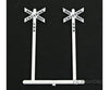 Tichy Train Group 8180 Railroad Crossbuck Warning Sign -- Canadian-Style W/Railway Crossing Cn