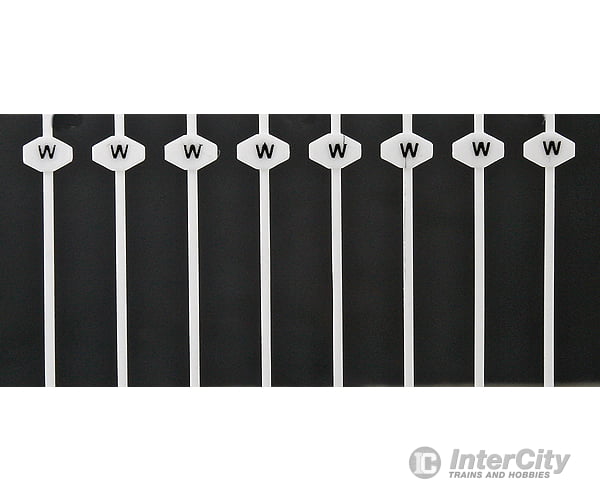 Tichy Train Group 8182 Whistle Post Signs Pkg(32) -- Steam Era Early Diamond Style Scenery Details