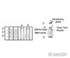 Tichy Train Group 8223 Visible Gas Pump -- Unpainted Pkg(2) Scenery Details