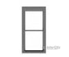 Tichy Train Group 8237 1/1 Double-Hung Window Pkg(12) Scratch Building Supplies