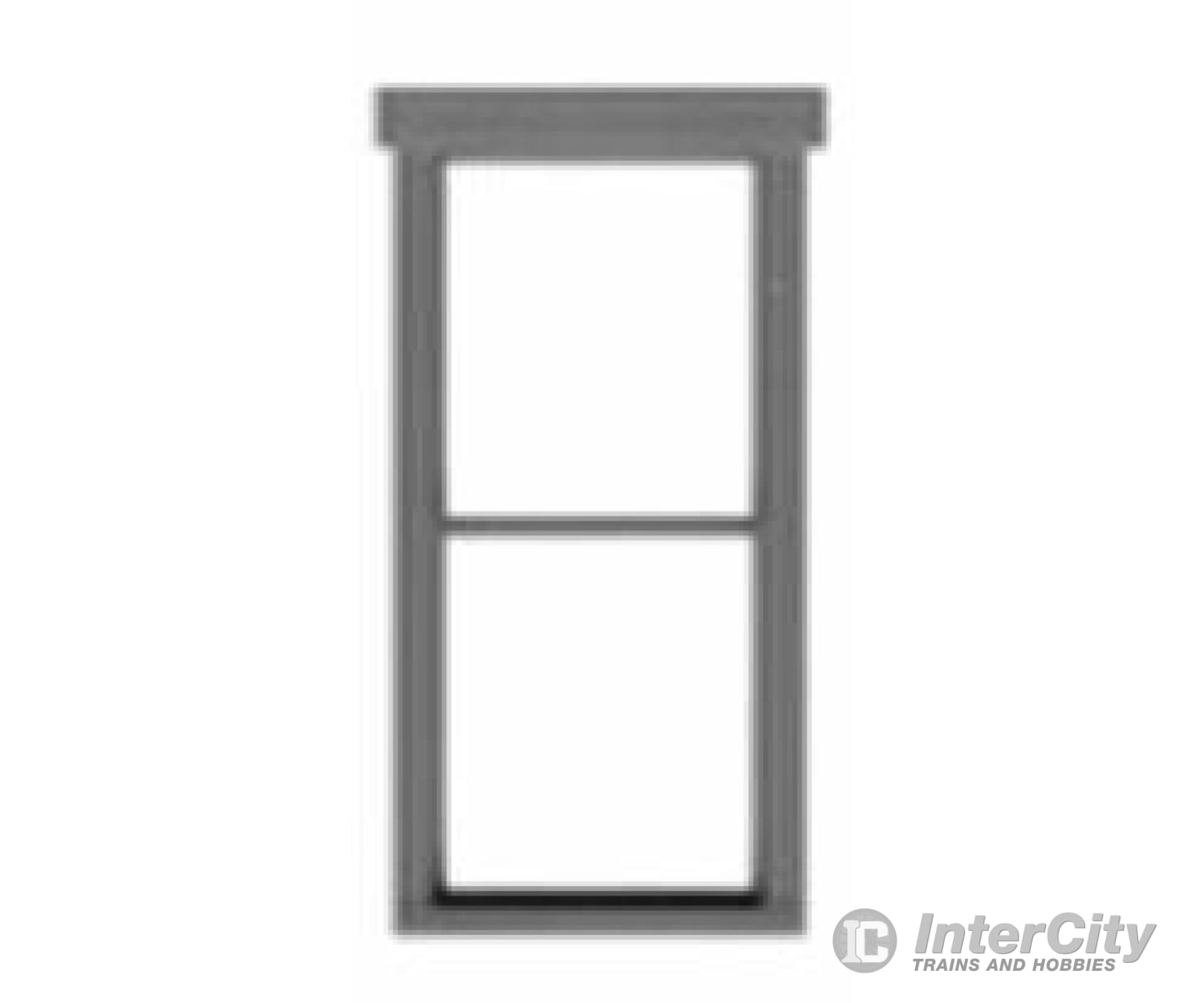 Tichy Train Group 8240 1/1 Double Hung Window -- Pkg(12) Scratch Building Supplies