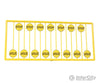 Tichy Train Group 8248 Early Stop Sign -- Yellow Pkg(15) Scenery Details