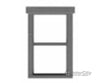 Tichy Train Group 8250 1/1 Double-Hung Window W/Fancy Top Trim -- #1 Pkg(12) Scratch Building