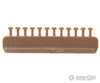 Tichy Train Group 8270 Nut Bolt & Washer Detail -- 4-1/2 Hex W/7 Styrene Rust Color Pkg(96) Scratch