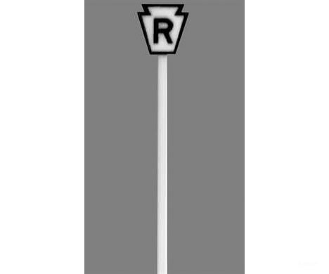 Tichy Train Group 8297 Pennsylvania Railroad Keystone Ring Sign Pkg(18) Scenery Details
