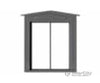 Tichy Train Group 8303 2-Pane Peaked Window With Precut Glazing -- Scale 36 X 44 91.4 112Cm Pkg(12)