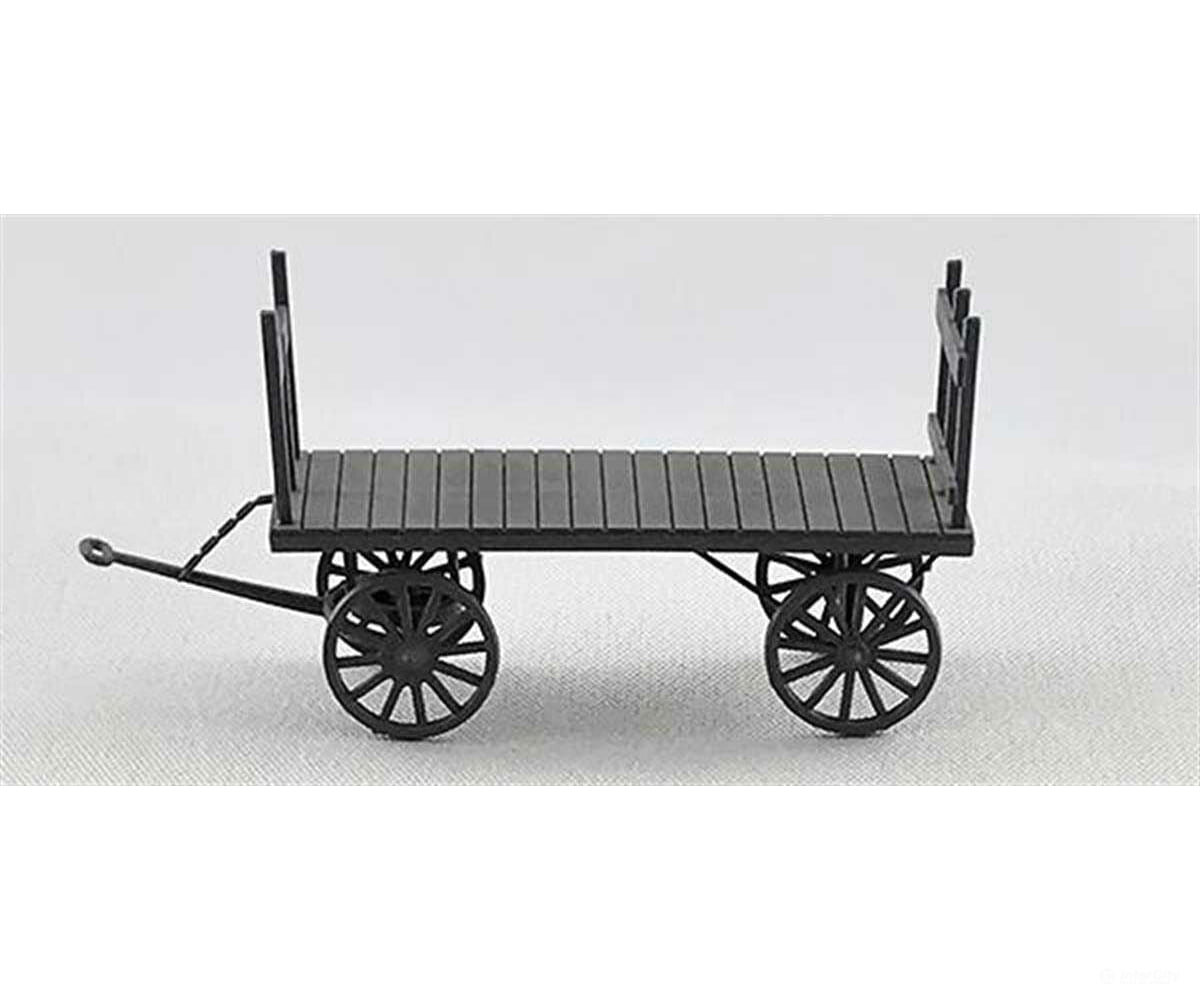 Tichy Train Group 8318 Wood Baggage Wagon - Kit -- Pkg(10) Scenery Details
