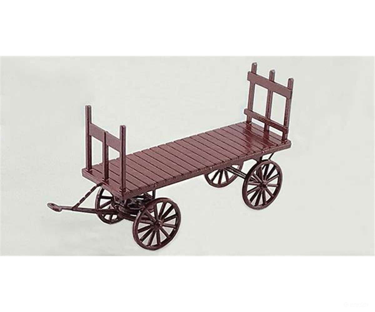 Tichy Train Group 8318 Wood Baggage Wagon - Kit -- Pkg(10) Scenery Details