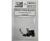Tichy Train Group 8334 Blackened Brass Chain - 40 Links Per Inch 18’’ 45.7cm Length Scratch Building Supplies