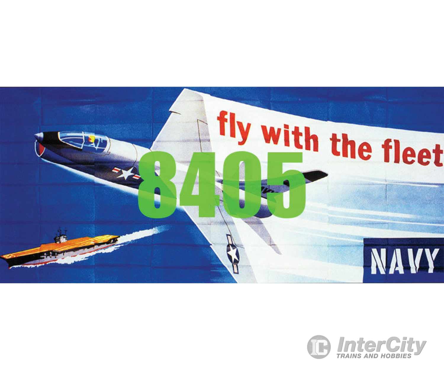 Tichy Train Group 8405 Fly With The Fleet Navy Billboard - Kit Scenery Details