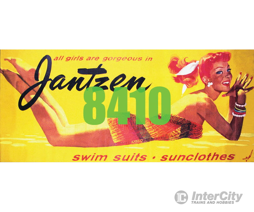 Tichy Train Group 8410 Jantzen Swimsuits Billboard - Kit Scenery Details