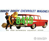 Tichy Train Group 8419 Handy Dandy Chevrolet Wagons Billboard - Kit Scenery Details