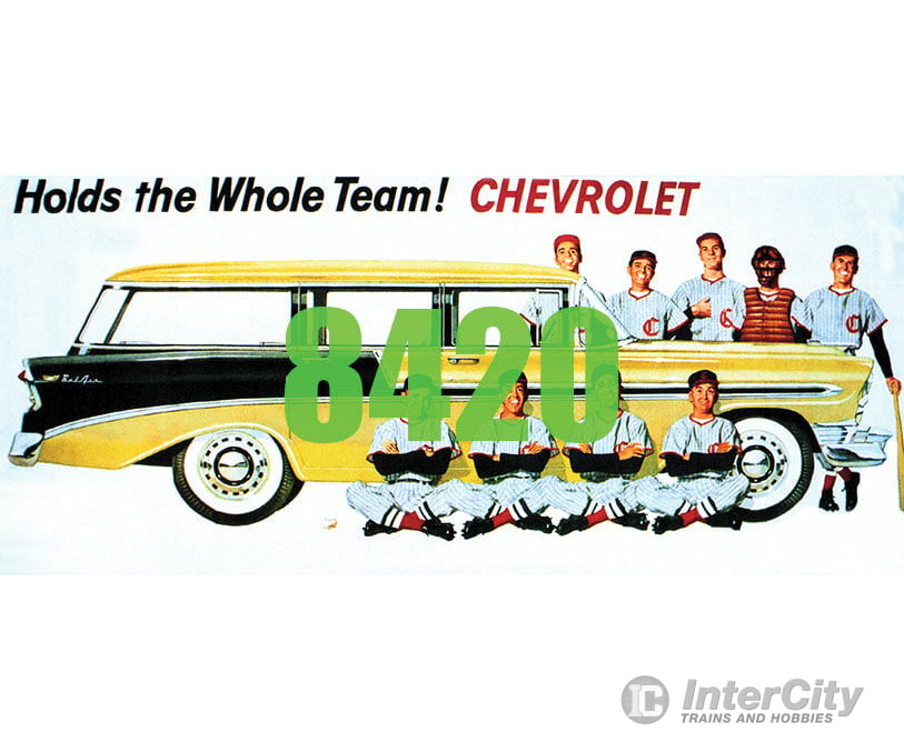 Tichy Train Group 8420 Holds The Whole Team Chevrolet Billboard - Kit Scenery Details