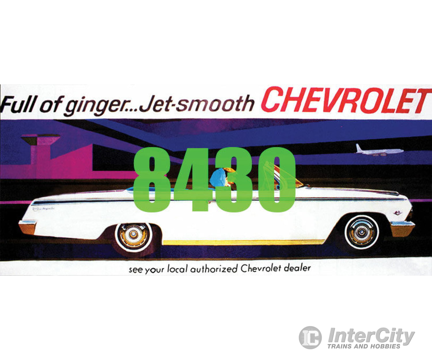 Tichy Train Group 8430 Chevrolet Billboard - Kit -- Full Of Ginger Jet Smooth Tag Line Scenery