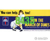 Tichy Train Group 8435 Join The March Of Dimes Billboard - Kit Scenery Details