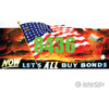 Tichy Train Group 8436 Lets All Buy Bonds Billboard - Kit Scenery Details