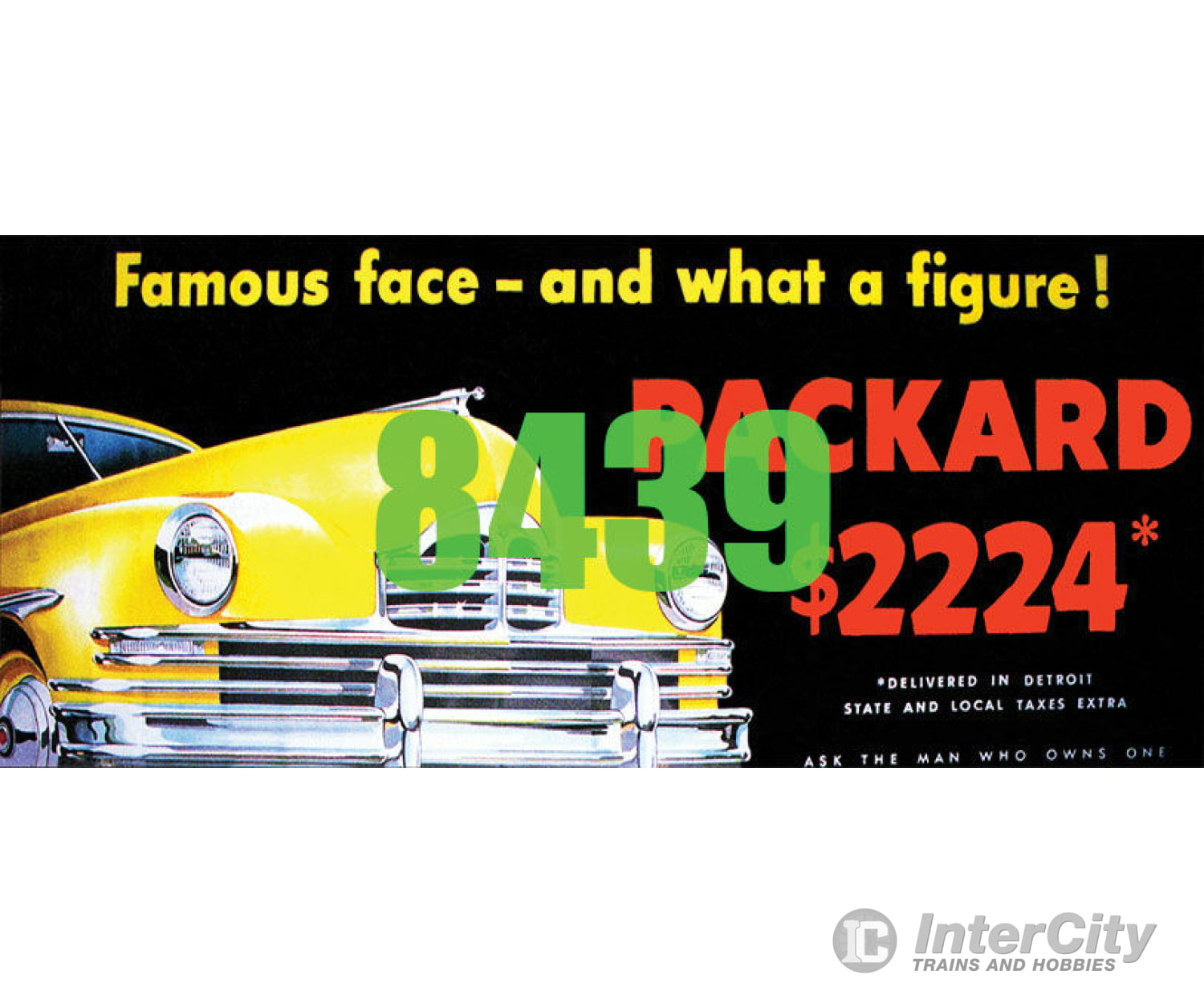 Tichy Train Group 8439 Packard $2224 Billboard - Kit Scenery Details