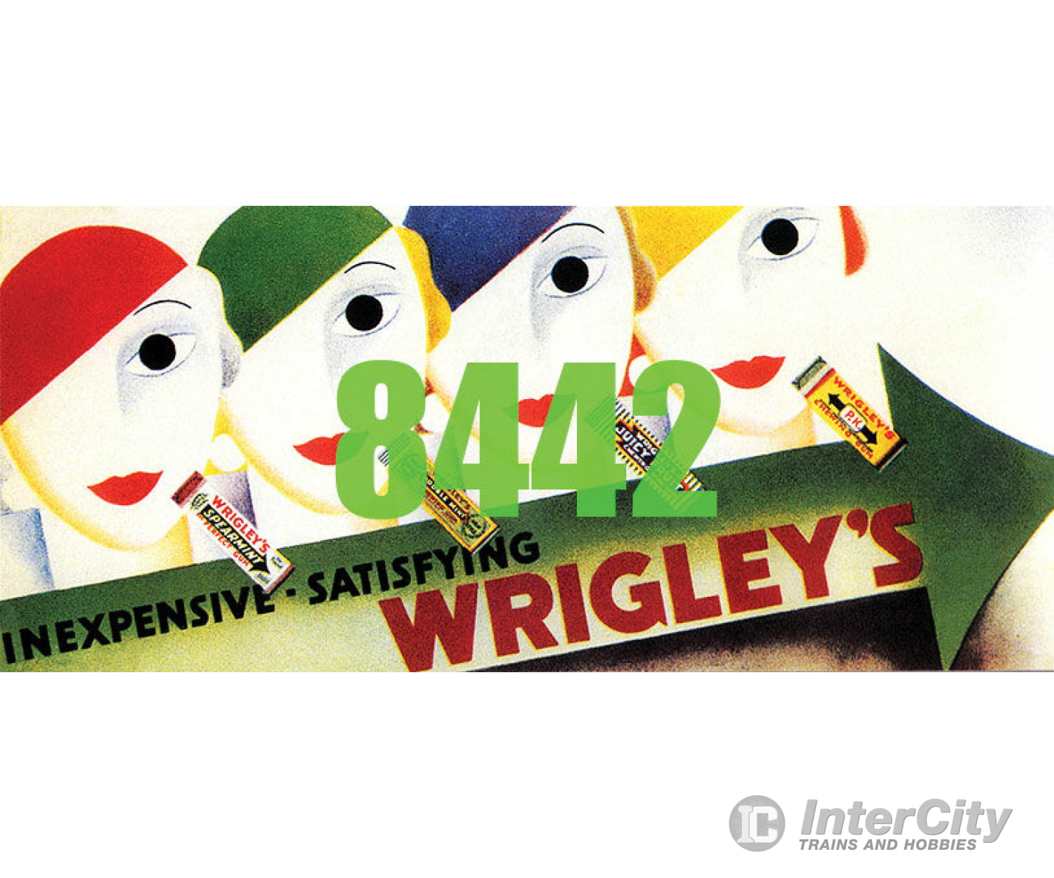 Tichy Train Group 8442 Wrigleys Art Deco Billboard - Kit Scenery Details