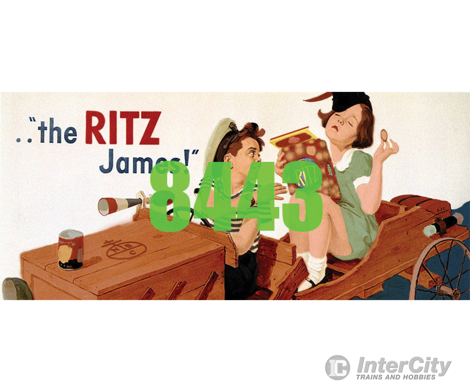 Tichy Train Group 8443 Ritz Crackers Billboard - Kit Scenery Details