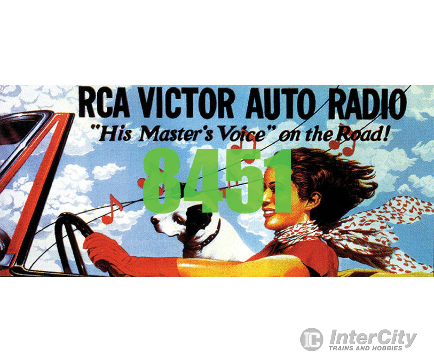 Tichy Train Group 8451 Rca Victor Auto Radio Billboard - Kit Scenery Details