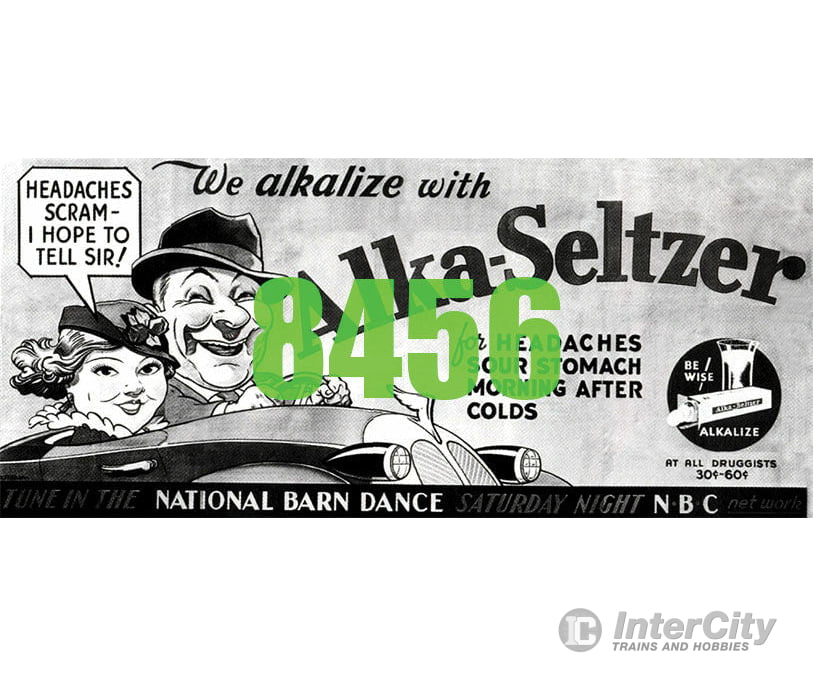 Tichy Train Group 8456 Alka Seltzer Billboard - Kit Scenery Details
