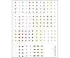 Tichy Train Group Ho 10259 Railroad Decal Set -- Hazardous Materials Placards Pkg(170) Decals