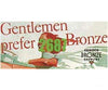 Tichy Train Group 2687 Bronze Gasoline Billboard - Kit -- Gentlemen Prefer Slogan Scenery Details
