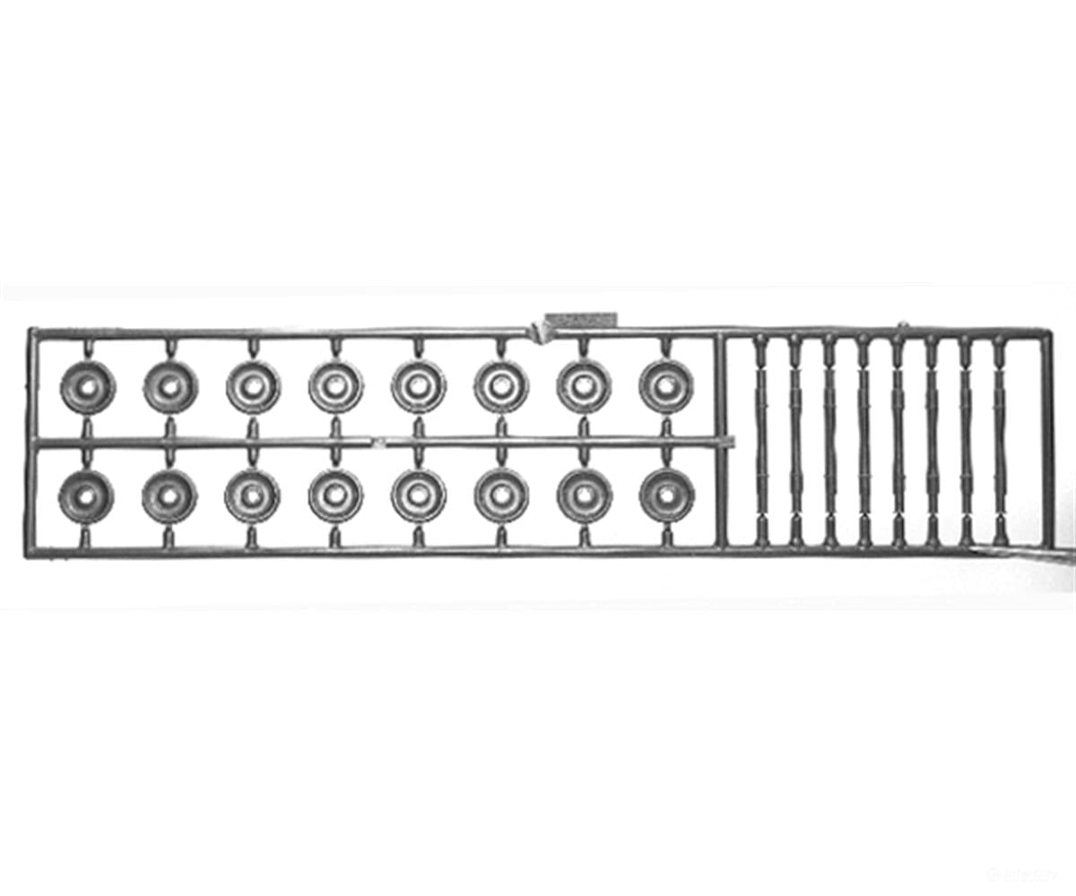 Tichy Train Group 3004 Wheelsets - 33’’ Scenic/Nonworking (plastic) -- 8 Sets - Scenery Details