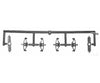 Tichy Train Group 3014 Freight Car Trucks Equalizer Added -- Bettendorf 10 Pair (Delrin Black)