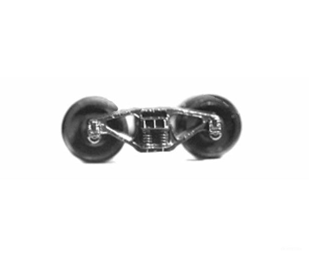 Tichy Train Group Ho 3025 Freight Car Trucks One-Piece -- Bettendorf 10 Pair (Delrin Black) Couplers