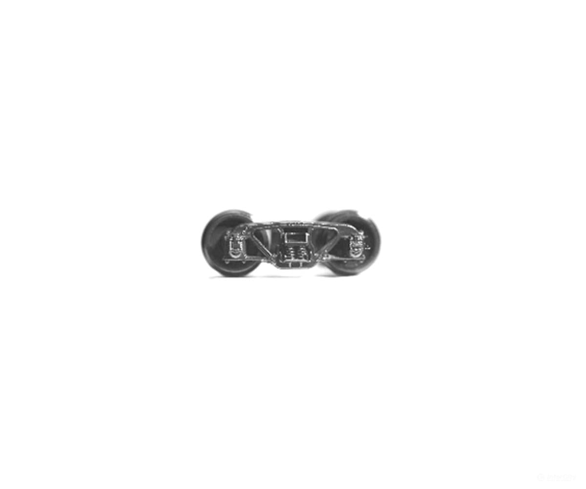 Tichy Train Group HO 3027 Freight Car Trucks One-Piece -- Andrews 10 Pair (Delrin black) - Couplers & Trucks