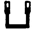 Tichy Train Group 3038 Freight Car Stirrups Pkg(10) -- Straight - Side Mount Detailing Parts