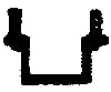 Tichy Train Group 3040 Freight Car Stirrups Pkg(10) -- Short Straight - Bottom Mount Detailing Parts