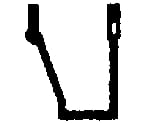 Tichy Train Group 3046 Freight Car Stirrups Pkg(10) -- Angled - Side/Bottom Mount Detailing Parts
