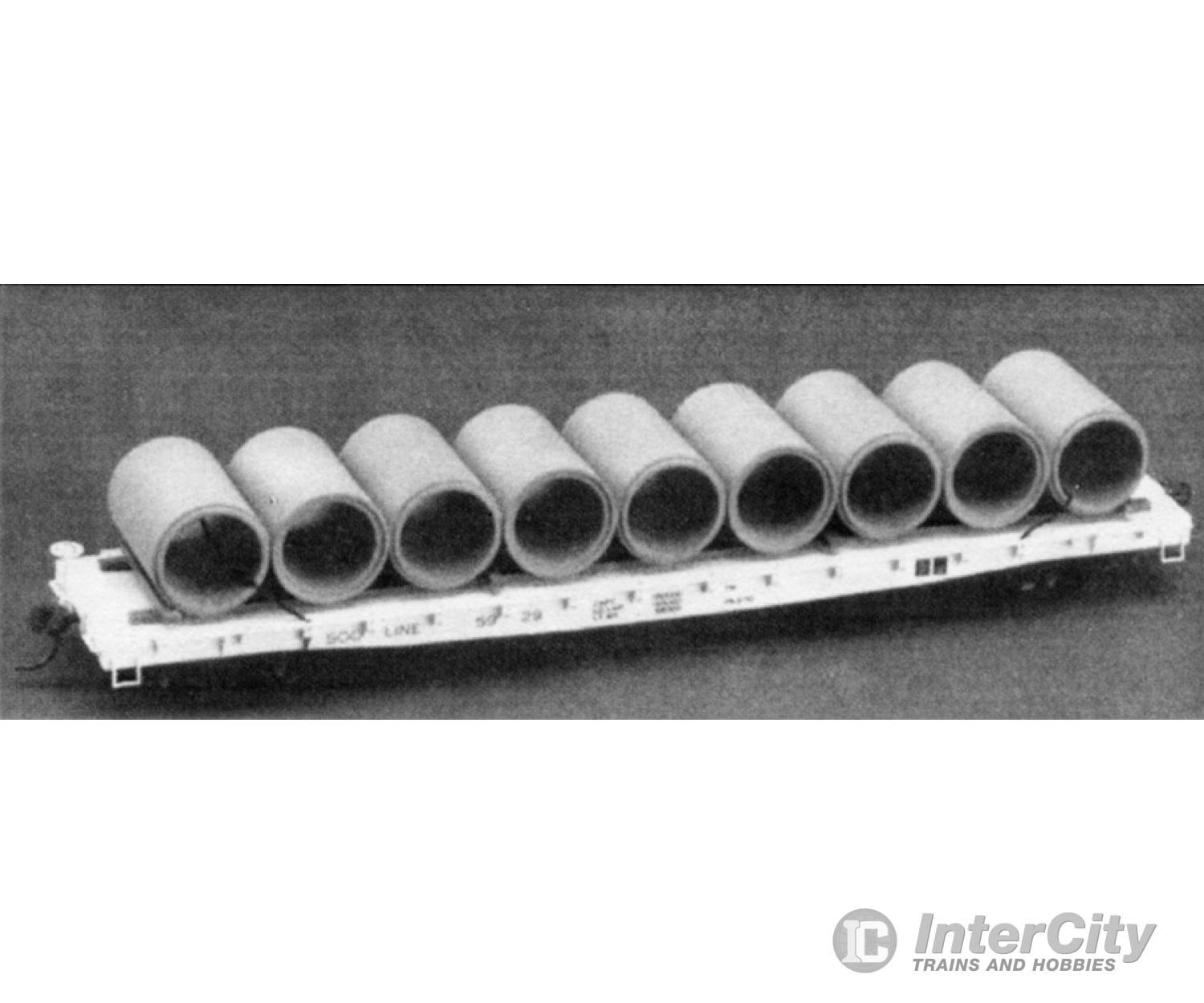 Tichy Train Group Ho 3056 53’ Flatcar Pipe Load -- Parts For Two Complete Car Loads Freight &