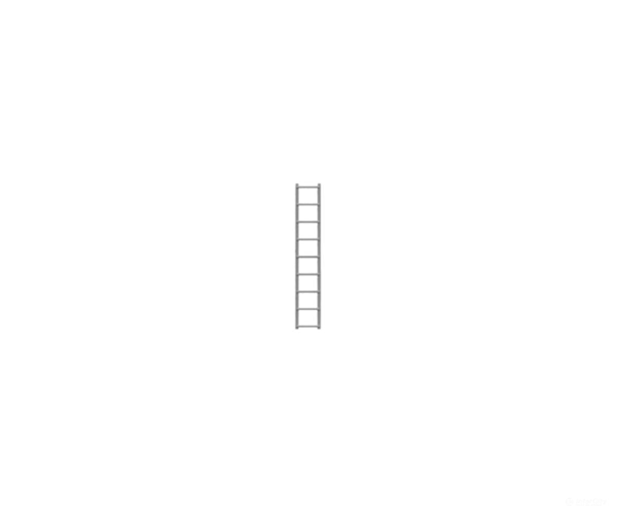 Tichy Train Group 3066 Freight Car Ladders pkg(8) -- Tall Boxcar-Style (14’’ Spacing) - Detailing Parts