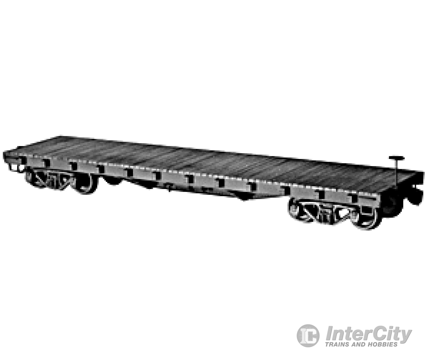 Tichy Train Group Ho 4021 40 50-Ton Ac&F Flatcar - Kit -- Undecorated Freight Cars