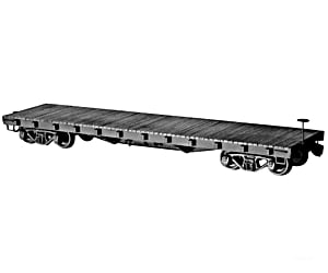 Tichy Train Group Ho 4021 40 50-Ton Ac&F Flatcar - Kit -- Undecorated Freight Cars