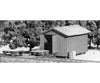 Tichy Train Group 7018 Handcar Shed & Milk Station -- Kit Structures