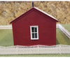 Tichy Train Group 7021 One-Room Schoolhouse - Kit -- Includes Fence & Outhouse 2-3/4 X 4-1/2 7