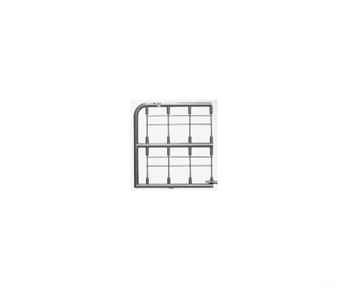 Tichy Train Group 8013 Pipe Railings -- Each Piece 1-1/2’’ Long - Double Pipe Rail - Scratch Building Supplies