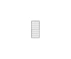 Tichy Train Group 8036 Masonry Windows -- 20/20 Double-Hung pkg(8) - Scratch Building Supplies