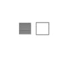 Tichy Train Group 8066 Doors -- Loading Dock w/Separate Frame 90 x 90’’ pkg(3) Fits 1.1 x 1.07’’ Opening - Scratch