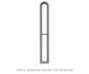 Tichy Train Group 8073 Windows - Narrow pkg(12) -- 1/1 Round Top; Scale 12’’ Wide x 96’’ High - Scratch Building